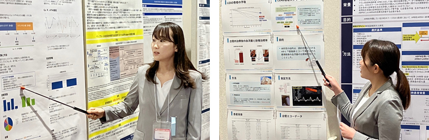 日本心血管内分泌代謝学会での発表の様子